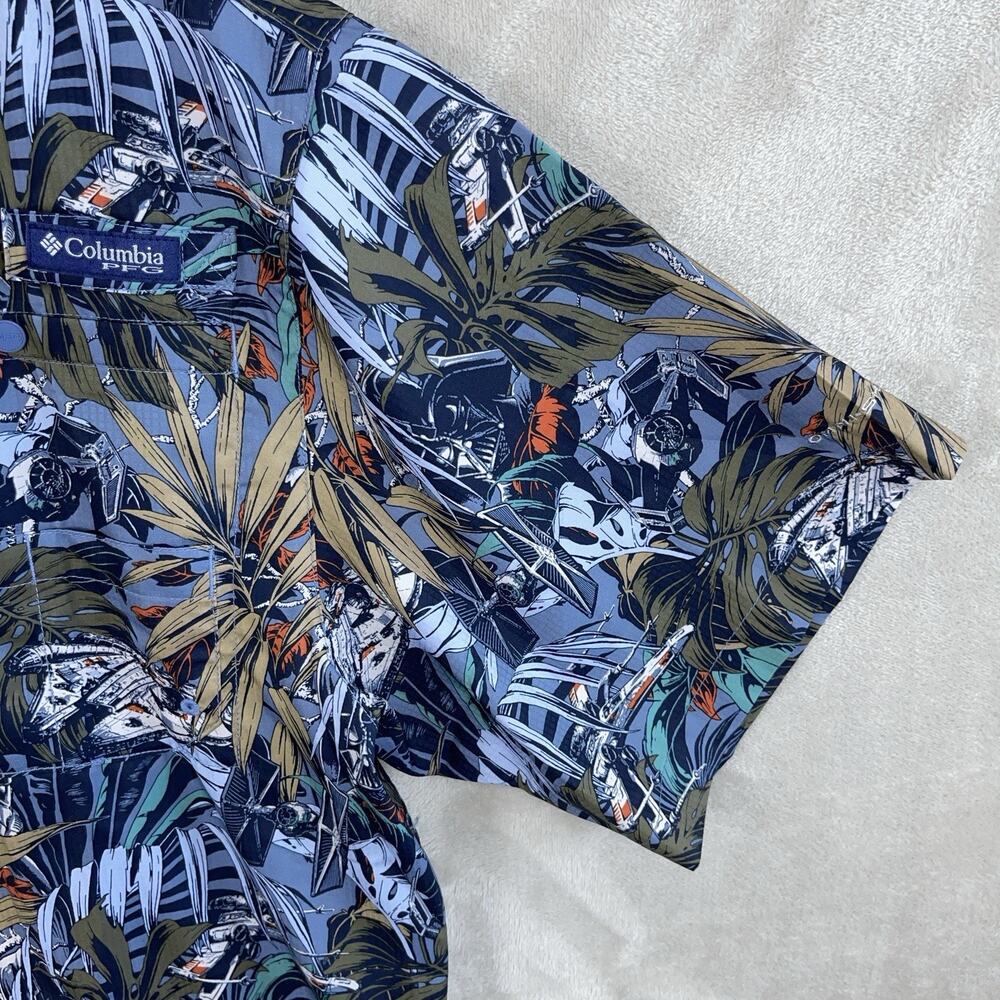 Columbia PFG x Star Wars Outer Rim Cantina 2 Super Tamiami Shirt Men's Medium - Picture 4 of 14